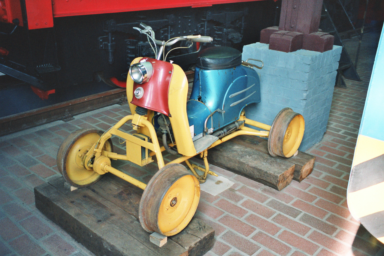 Schienenmoped in Gramzow, 199x